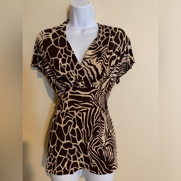 New York & Company Tops - New York & Company Animal Print Top